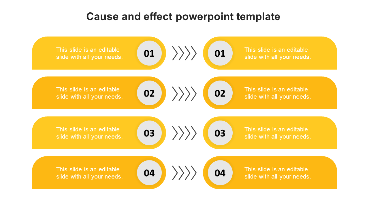 Free - Most powerful Cause And Effect PowerPoint Template Design